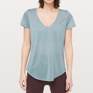 Lululemon All Love tee - size 6 NWT cloud blue